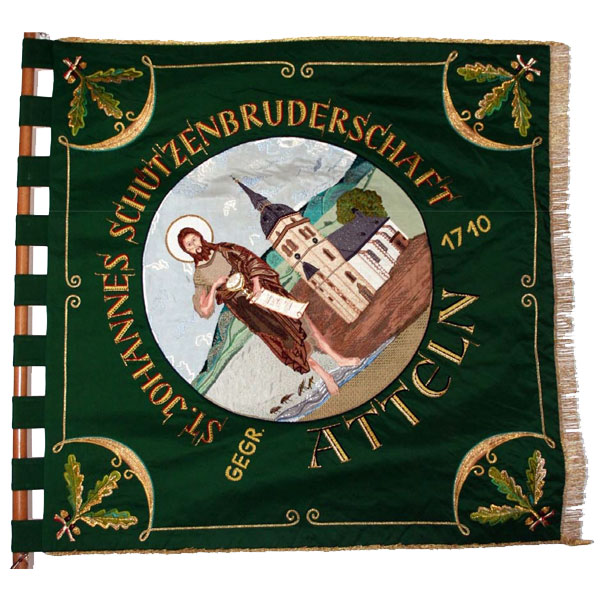 Bruderschaftsfahne schützenverein atteln